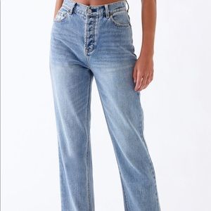 PACSUN High Waisted Straight Leg Jeans
